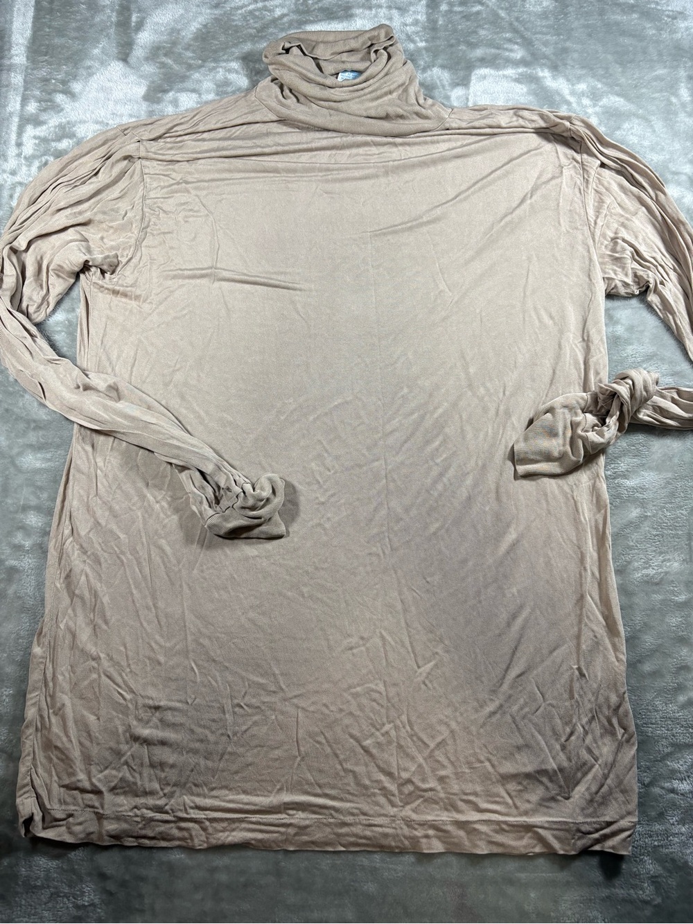 WinterSilks Vintage 100% Silk Turtleneck Base Layer Size Large